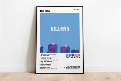 The Killers Hot Fuss Music Album Cover Poster Singer Music Star Canvas ...