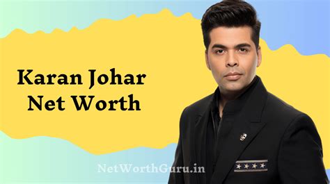 Karan Johar Net Worth : A Deep Dive into His Lavish Lifestyle, Income ...