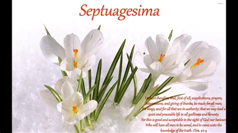 Septuagesima - YouTube