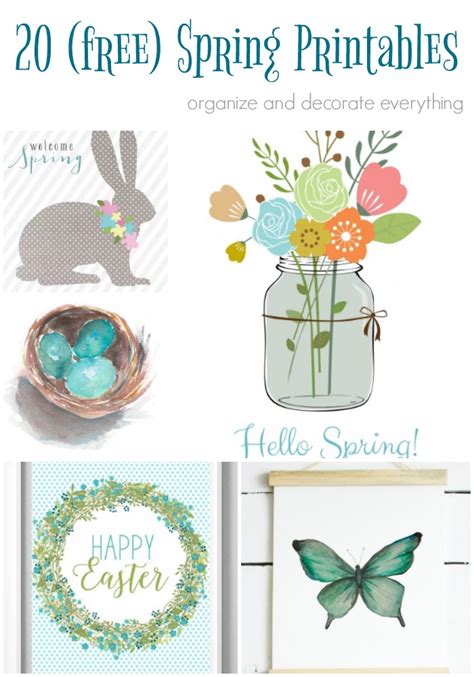 Printable Spring Cards