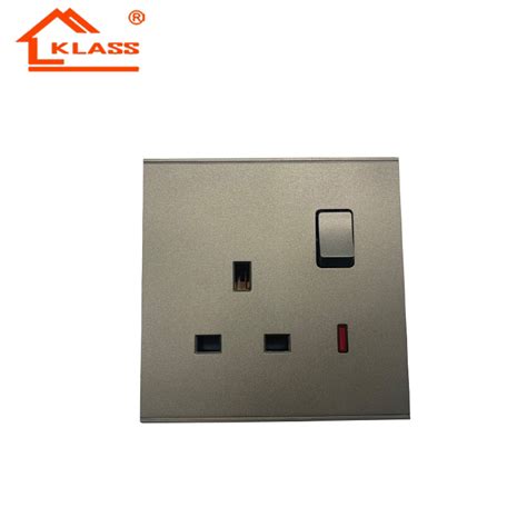 UK Electrical Wall Switches 13A Socket with Neon for Home - China Wall Switch and Big Button Switch