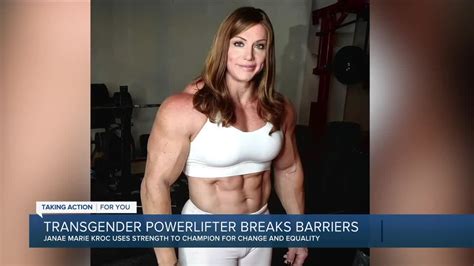 Champion powerlifter educates others as trans woman