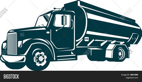 Fuel Tanker Truck Vector & Photo (Free Trial) | Bigstock