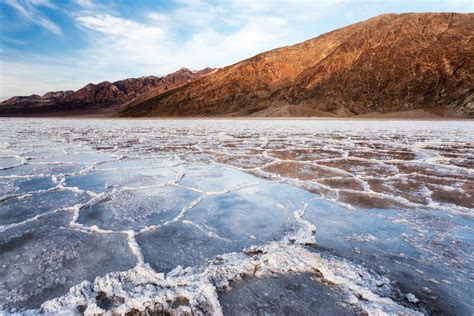 Water Reflections at Badwater, Death Valley NP