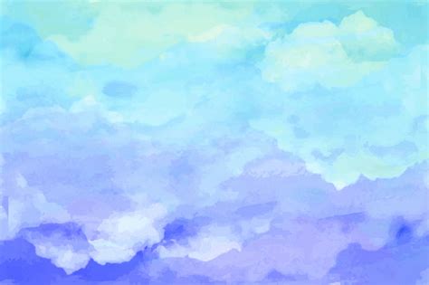 Watercolor Clouds Sky Art Free Stock Photo - Public Domain Pictures