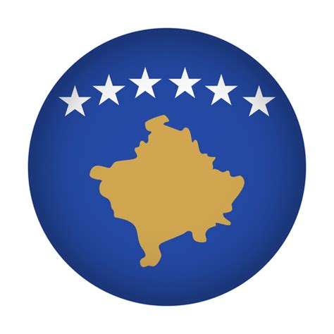 Kosovo flag vector free download