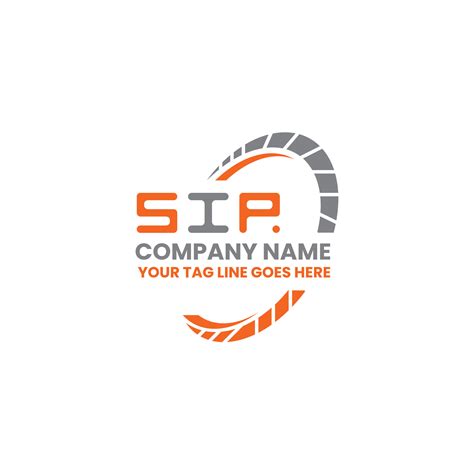 SIP letter logo vector design, SIP simple and modern logo. SIP ...