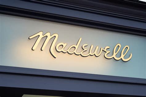 Madewell Clothing Brand Boutique Storefront Logo Sign. Editorial Stock ...