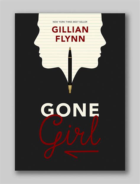 GONE GIRL Book Cover on Behance