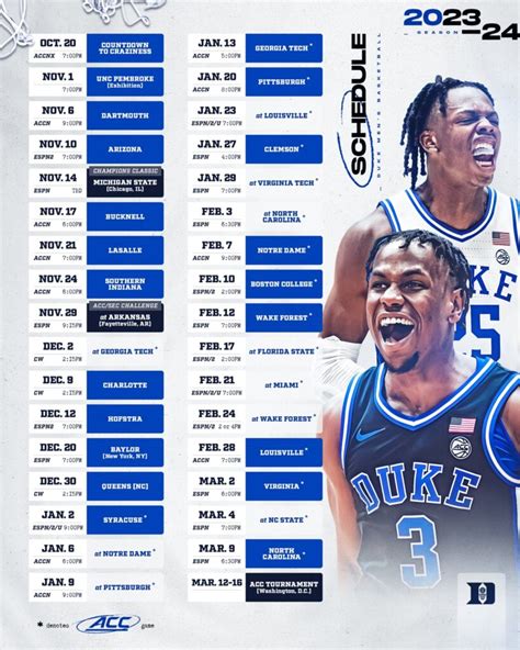 2024 Duke Basketball Schedule - magda ursulina