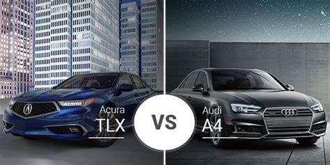 Acura TLX Vs. Audi A4: Midsize Sedans With Full-Size Luxury