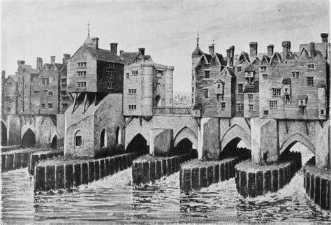 Old London Bridge showing London Square and Remains of St. Thomas Chapel. c.1666 #reconstruct ...