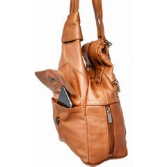 Genuine Leather Sling Style Backpack – WholesaleLeatherSupplier.com