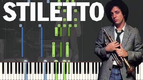 Billy Joel - Stiletto Piano Tutorial *FREE SHEET MUSIC* As Played by Billy Joel - YouTube