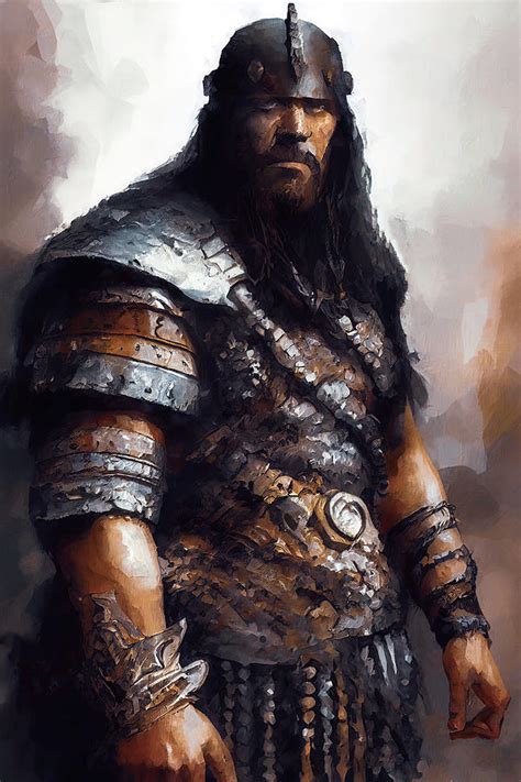 Viking Warrior, 02 Painting by AM FineArtPrints - Pixels