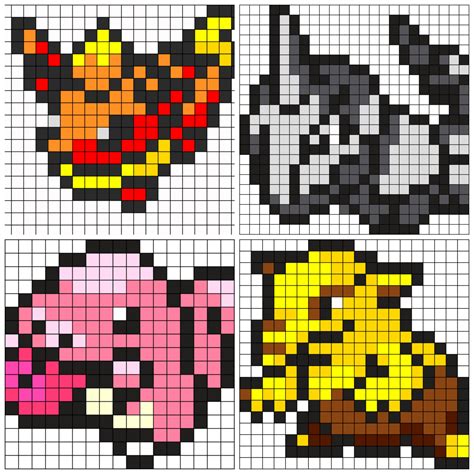 Pokemon Perler Bead Template | Flyer Template