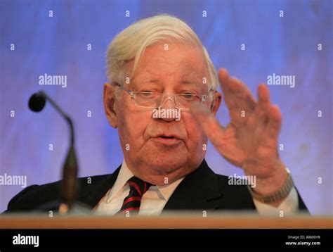 The Former Federal Chancellor Helmut Schmidt (SPD Stock Photo - Alamy