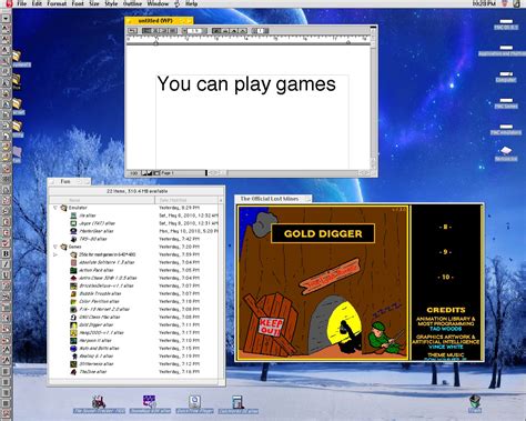 my emulation era: Apple Macintosh emulator