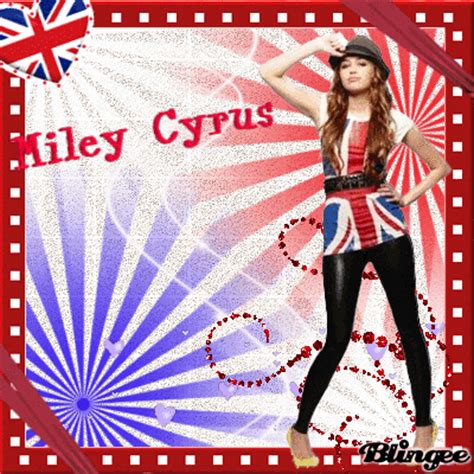 Miley Cyrus british flag Picture #106868864 | Blingee.com