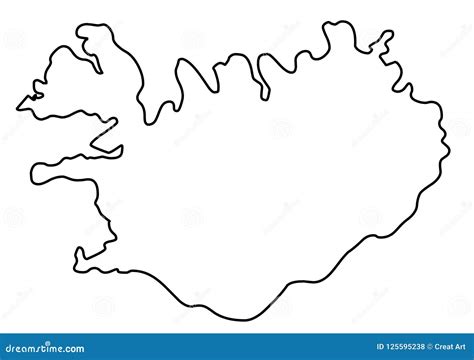 Iceland Map Illustration | CartoonDealer.com #88162986