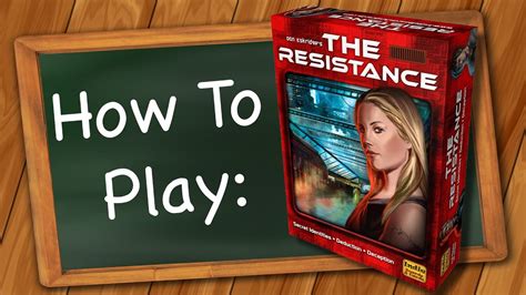 How to Play The Resistance - YouTube