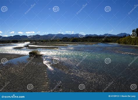 Waiau River I stock image. Image of mountain, waiau, water - 415913