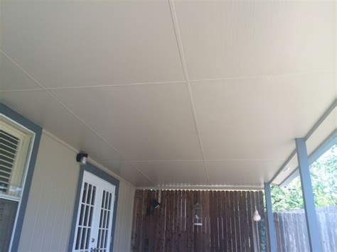 New 4x8 Smooth Hardie Panels for an outdoor patio ceiling in San Antonio, TX | Residential ...