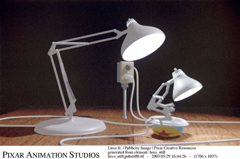 Pixar's "Luxo Jr." | Pixar lamp, Desk lamp, Lamp