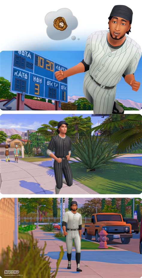 Sims 4 CC - desc - Baseball Uniform by EvilZGaruda on DeviantArt