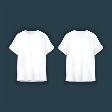 Realistic White T-shirt Mockup 20539338 Vector Art at Vecteezy