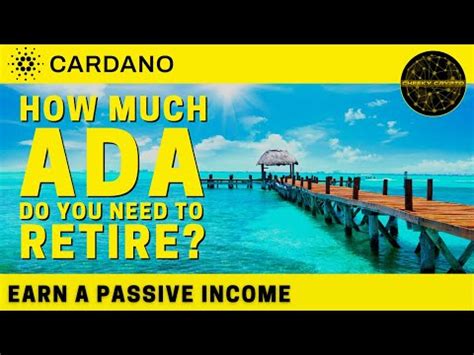 ? How Much ADA Do you Need To Retire? ? | Cheeky Crypto Cardano Staking ...