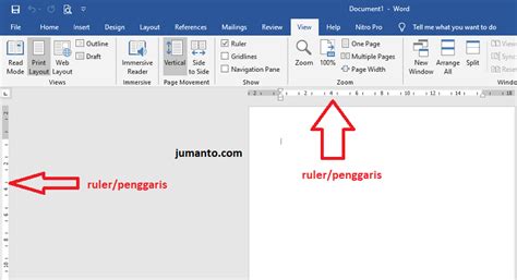 3 Trik Cara Menampilkan Ruler atau Penggaris di Word Tercepat
