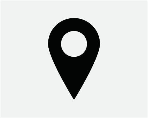 Location Pin Icon Marker GPS Navigation Position Map Place Travel ...