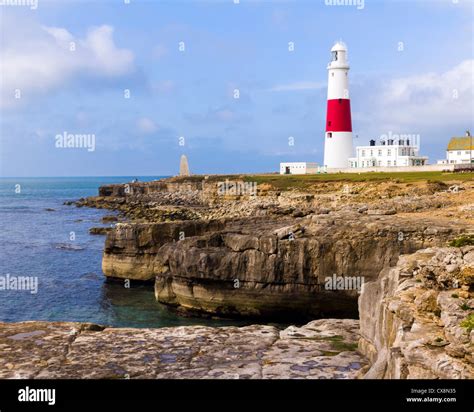 The lighthouse at Portland Bill on the Isle of Portland Dorset England UK Stock Photo - Alamy