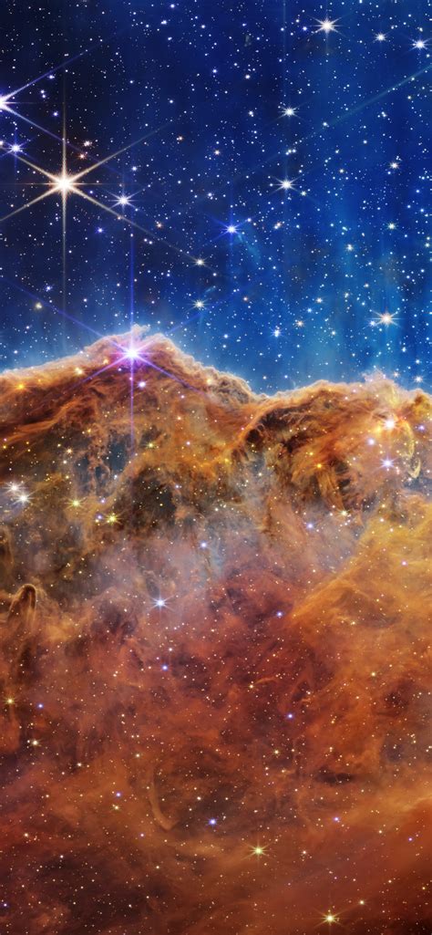 Carina Nebula Wallpaper 4K, Cosmic Cliffs