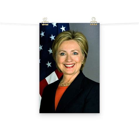 Hillary Clinton Official Portrait Matte Poster - Etsy