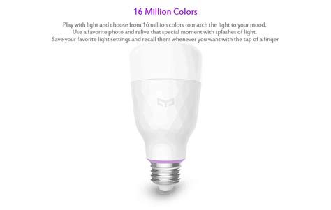 Get Yeelight 10W RGB Smart Light Bulb (Set of 2) for $31.15