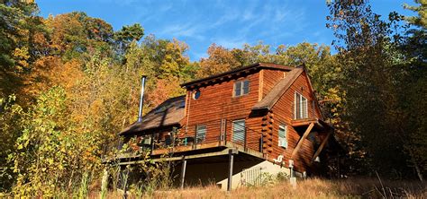 Modern private spacious log cabin - Cabins for Rent in Catskill, New ...