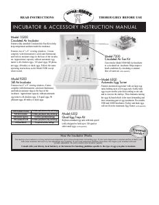 Manual Little Giant 9200 Incubator