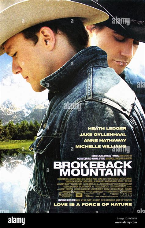 Brokeback mountain movie poster hi-res stock photography and images - Alamy