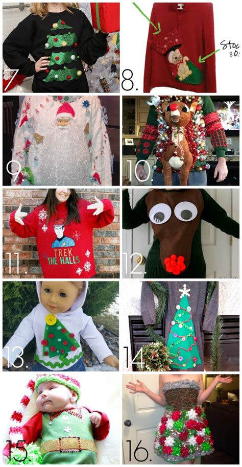 32 DIY Ugly Christmas Sweaters - C.R.A.F.T.