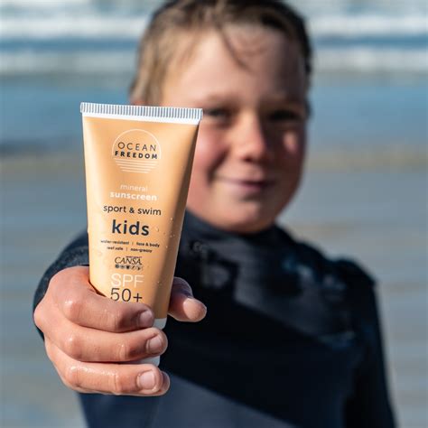 Kids Active Mineral SPF50+ Sunscreen - Ocean Freedom