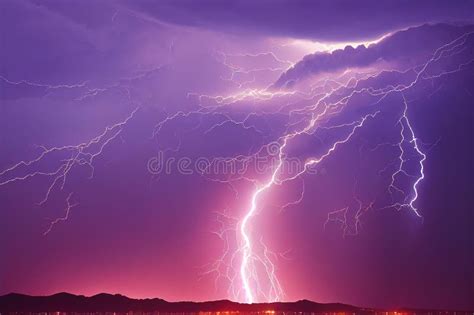 Lightning and Thunderstorm Supercell Flash Natural Disaster Fantasy Wallpaper. Massive Tornado ...