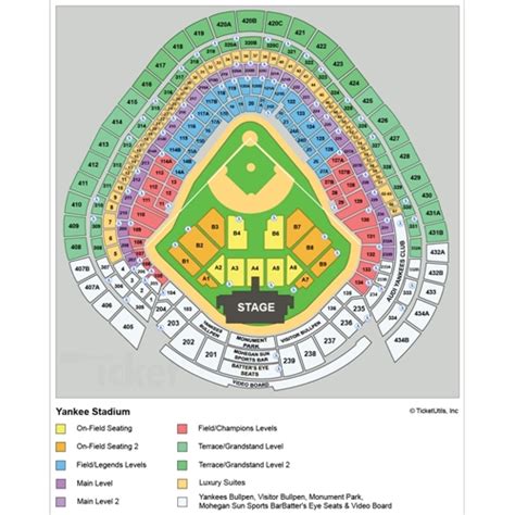 Yankee Stadium Tickets | Baseball Seating Chart