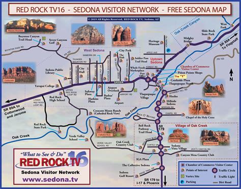 Map of Sedona featured on SEDONA.TV: Your #1 Guide to Sedona