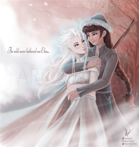 Elsa and Honeymaren Frozen 2 by Arrietart on DeviantArt