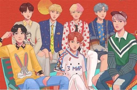 BTS IDOL Postcard | Bts drawings, Bts fanart, Bts fans