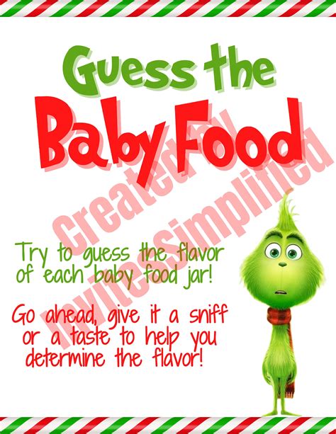 Grinch Baby Shower Game INSTANT DOWNLOAD Canva Editable Grinchmas Baby ...