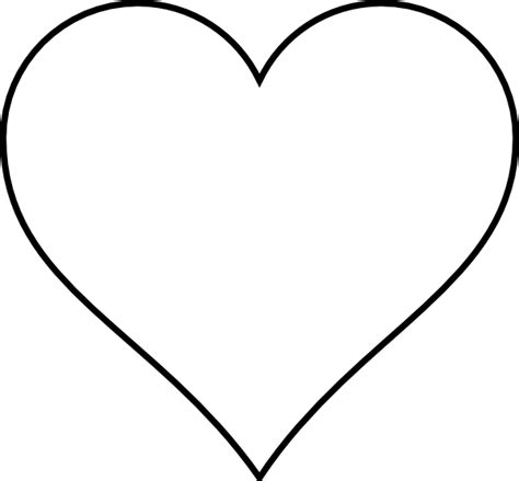 Heart Outline Clip Art at Clker.com - vector clip art online, royalty free & public domain