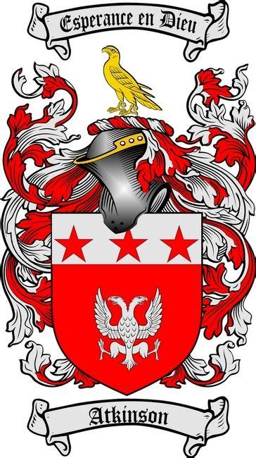 9 best Atkinson Coat of Arms/ Atkinson Family Crest images on Pinterest ...